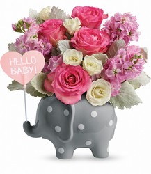 Hello Sweet Baby - Pink from Mona's Floral Creations, local florist in Tampa, FL